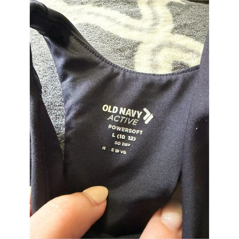Old Navy Active Black PowerSoft Sports Bra